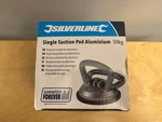 Silverline Single Suction Pad Aluminium 50KG 427574 (red). Fixed Price $10.78.