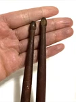Antique Mid 1800S Wooden Child Drum Sticks Rare As Is Htf Percussion. Fixed Price $400.00.