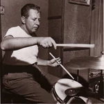 George Wettling Plays Drums Studio 1946 Old Music Photo. Fixed Price $6.04.