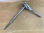 Slingerland Setomatic Rack Post Holder Mount Arm Part 60S Vtg 1ST Gen. 5/8". Fixed Price $100.00.
