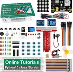 Lafvin Basic Starter Kit For Raspberry Pi Development Breadboard LCD1602. Fixed Price $24.99.