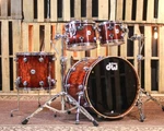 Dw Collector's 333 Candy Apple Burst Over Sapele Drum Set 22,10,12,16 SO#1354813. Fixed Price $6995.00.