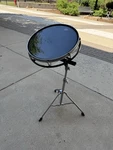 16" Remo Rototoms Drum W/stand Mounting Bar Vintage Dirty Nice #EH3. Fixed Price $284.35.