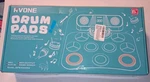 Rvone Electronic Drum Kit 9 Pad Roll Up Built-in Speaker + Pedals. Fixed Price $40.00.