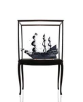 39 Inch Black Pearl Pirate Ship Large Model Replica With Floor Display Case New. Fixed Price $1697.44.