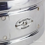 Rogers Super Ten 5X14" Snare Drum Shell Steel 10LUG Script Chrome 70S #3415. Fixed Price $179.99.