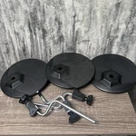 Simmons 8" SD100CYM8S Electronic Cymbal Pad Lot Of 3 & Arms. Fixed Price $60.00.