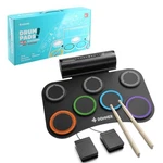 Donner DED-20R Roll Up Electronic Drum Set Midi Usb Built In Speaker. Fixed Price $102.29.