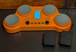 Avatar PD405 Tabletop Drum Percussion Pad W/ Adapter & 2 Pedals. Fixed Price $59.99.