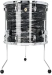 Ludwig Classic Maple Floor Tom - 16" X 18" Vintage Black Oyster. Fixed Price $949.00.
