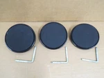 Lot Of 3 Hitman HD-5 Electronic Drums 8" Toms With Mounting Brackets. Fixed Price $89.99.
