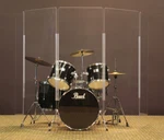 New 5.5-FT 5-PANEL Drum Shield, Plexiglas Screen, Cage W/ Carry Bag. Fixed Price $490.00.