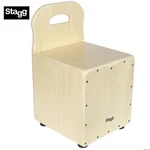 Stagg Caj-kid-n Kids Percussion Cajon With Easy-go Backrest Natural. Fixed Price $134.99.