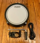 Red Alesis 8" Mesh Drum Pad (used) W/clamp & Cable (dual Zone) Tom Nitro Pro. Fixed Price $49.95.