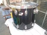 Vintage 1980'S Ludwig Rocker Deep 15" Black Tom Drum, Granitone-vg!. Fixed Price $299.00.