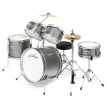 5-PIECE Junior Drum Set With Brass Cymbals Starter Kit. Fixed Price $209.99.