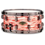 Tama Starclassic Walnutbirch Snare Drum Black Nickel 14X65" Red&whte Oyster. Fixed Price $459.99.