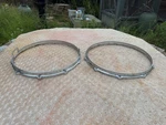 Tama Mastercraft Diecast Snare Drum Hoops Pair 14" Vintage. Fixed Price $129.99.