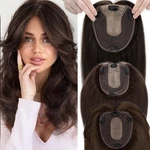 Hair Topper Full Head Clip In Extension Part Bangs Lace Toupee Real Human. Fixed Price $26.98.
