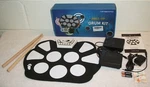 Artempo Portable Electronic Drum Kit Machine Foldable Roll-up 9 Pads 2 Peddles. Fixed Price $26.00.