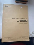 Original Roland Rs-pcm Sound Module Owners Manual For U-220. Fixed Price $22.41.