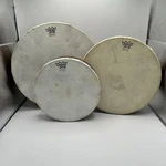 Set Of 3 Remo Percussion Hand Drums 12 10 8. Fixed Price $44.99.