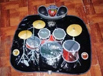 Sharper Image Rock & Roll Electronic Drum Mat. Fixed Price $17.99.