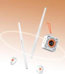 Gamsing Air Drumsticks Electronic Set Portable W/ Sensors & Base Unit -used. Fixed Price $42.50.