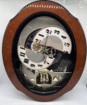 Small World Rhythm Clock Time-cracker Animated Musical Motion Wall Walnut. Fixed Price $139.00.
