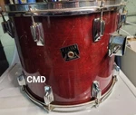 Vintage Tama 80S Superstar 15" X 12 Tom Drum Cherry Wine Japan Players. Fixed Price $225.00.