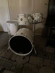Ddrum 3-PIECE White Acoustic Kit With Kick Drum, Rack Tom, Floor. Fixed Price $300.00.