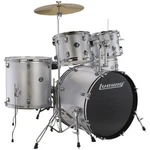 Ludwig LC170 Accent Fuse 5-PIECE Complete Drum Set W/ Cymbals & More, Silver. Fixed Price $598.00.