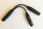 V-drum Y-cable Splitter For Roland 1X Female Stereo Trs To 2X Mono Ts. Fixed Price $9.99.
