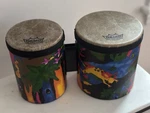 Remo Kids Bongos KD-5400 Fiberskyn Jungle Drum Set Educational Percussion. Fixed Price $17.40.