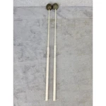 Musser M-4 Xylophone Bell Mallets Pair Hard Rubber Head Vintage Fiberglass Cream. Fixed Price $29.98.