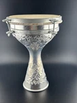 Mid Eastern Single-head Tunable Aluminum Finger Doumbek 5"X8" /. Fixed Price $39.99.