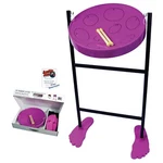 Panyard Jumbie Jam Deluxe Steel Drum Kit - Tube Stand Purple W1068. Fixed Price $224.95.