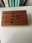Handmade Wooden Tongue Drum Mahogany With Engraved Bamboo Mallets.. Fixed Price $150.00.