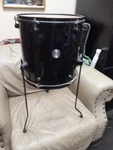 Mapex Voyager Floor Drum 14" Black Excellent. Fixed Price $136.00.