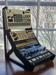 Korg Volca Synthesizer Drum Module Stand 3-TIER Printed Black Pla. Fixed Price $44.99.