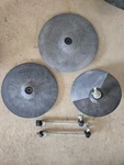 Roland V-drums Cymbal Bundle (1) CY-13R, CY-12C, CY-5 & Mounting Arms. Fixed Price $215.00.