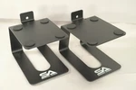Pair Seismic Audio Stands, Get Your Bookshelf Up Off The Floor. Fixed Price $29.00.