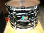 70S B/o Ludwig Rack Tom 12X8". Black Oyster. SN:868034 Maple Lacquer Int. *mod*. Fixed Price $349.00.