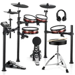 Donner DED-200 Max Electric Drum Set With Throne Headphones Dual Zone Quiet Pads. Fixed Price $483.86.