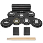 Pogolab Roll Up Electronic Drum Set, Portable Tabletop 7 Pads + 2 Pedals. Fixed Price $64.99.