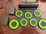 Portable Electronic Orasant Drum Set Roll-up Practice 7 Pads Kit W/pedals. Fixed Price $22.99.