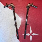 Pair Of Pearl Rack Tom Drum Arms 7/8 Diameter W Memory Locks Export Vision Exr. Fixed Price $40.00.