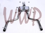 Stainless 2.5" Catback Exhaust Muffler System 15-16 Dodge Challenger R/t 5.7L. Fixed Price $239.95.