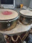 Used Vintage Brass Timbales/concert Toms 10&13" Possibly Ludwig Or Slingerland. Fixed Price $499.00.
