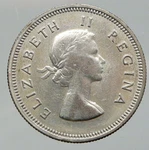 1954 South Africa Queen Elizabeth Ii Antique Old Silver Shilling Coin I92690. Fixed Price $118.20.